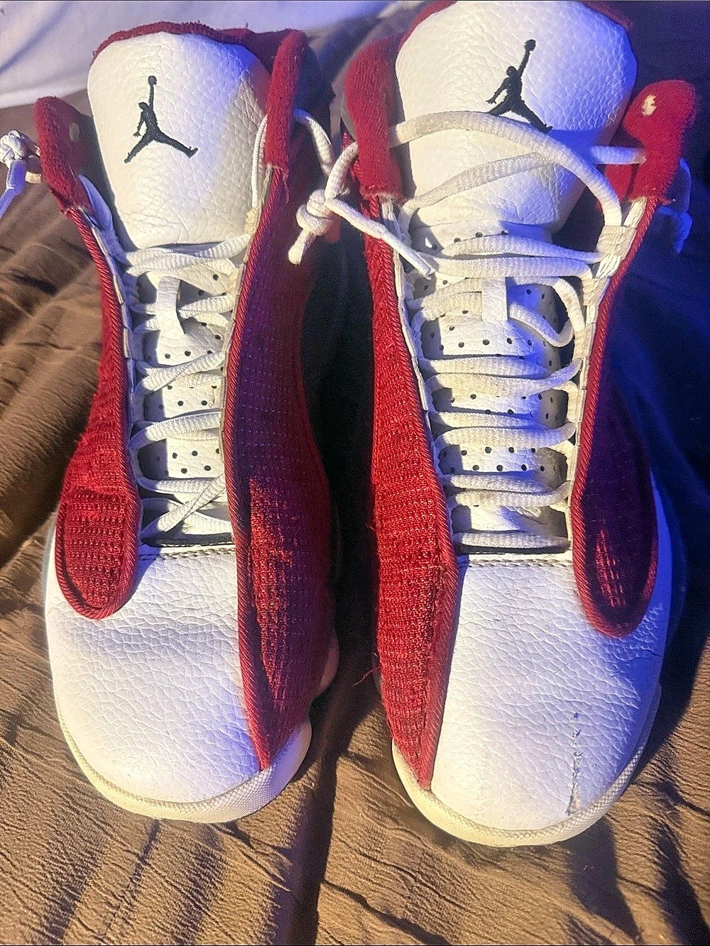 Jordan Air Jordan 13 Retro 'Red Flint' Sneakers White & Red US 11